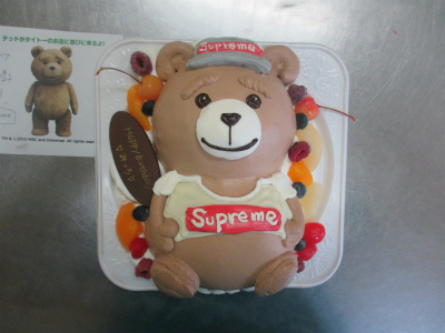 クマのケーキ はりまやblog 似顔絵ケーキ イラストケーキ 立体ケーキなど