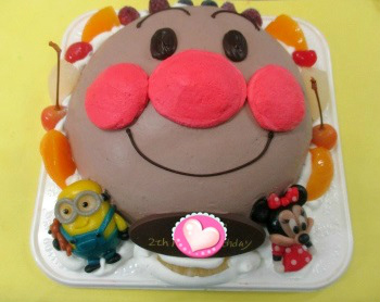アンパンマンのケーキ はりまやblog 似顔絵ケーキ イラストケーキ 立体ケーキなど