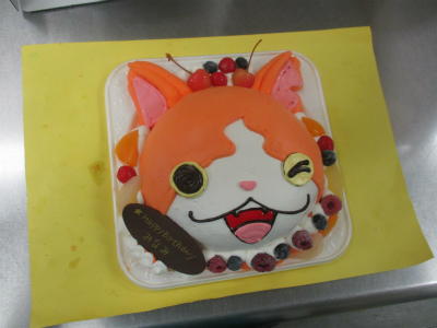 ジバニャンのケーキ はりまやblog 似顔絵ケーキ イラストケーキ 立体ケーキなど