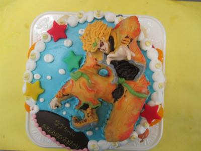 ジョジョの立体ケーキ はりまやblog 似顔絵ケーキ イラストケーキ 立体ケーキなど