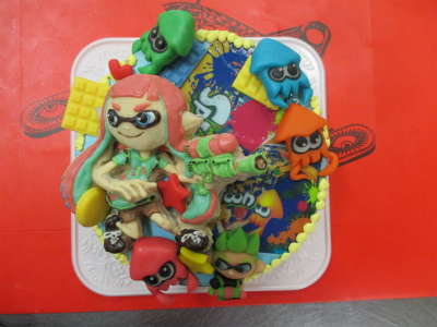 スプラトゥーンのケーキ はりまやblog 似顔絵ケーキ イラストケーキ 立体ケーキなど