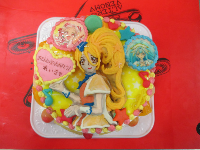 ｈｕｇっと プリキュアのケーキ はりまやblog 似顔絵ケーキ イラストケーキ 立体ケーキなど