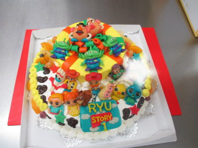トイストーリーのケーキ はりまやblog 似顔絵ケーキ イラストケーキ 立体ケーキなど