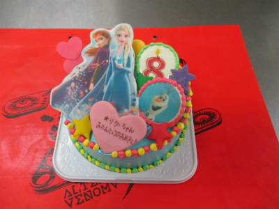アナと雪の女王２のケーキ はりまやblog 似顔絵ケーキ イラストケーキ 立体ケーキなど