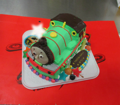 トーマス パーシーのケーキ はりまやblog 似顔絵ケーキ イラストケーキ 立体ケーキなど
