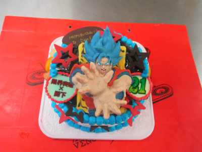限界突破のドラゴンボールの立体ケーキ はりまやblog 似顔絵ケーキ イラストケーキ 立体ケーキなど