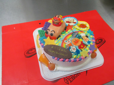 アンパンマンのケーキ はりまやblog 似顔絵ケーキ イラストケーキ 立体ケーキなど