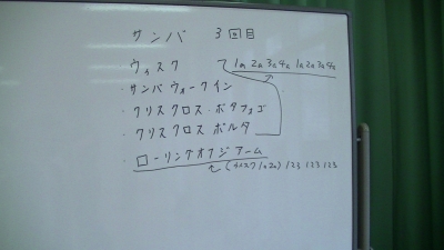 サンバ3回目新兵訓練ボード