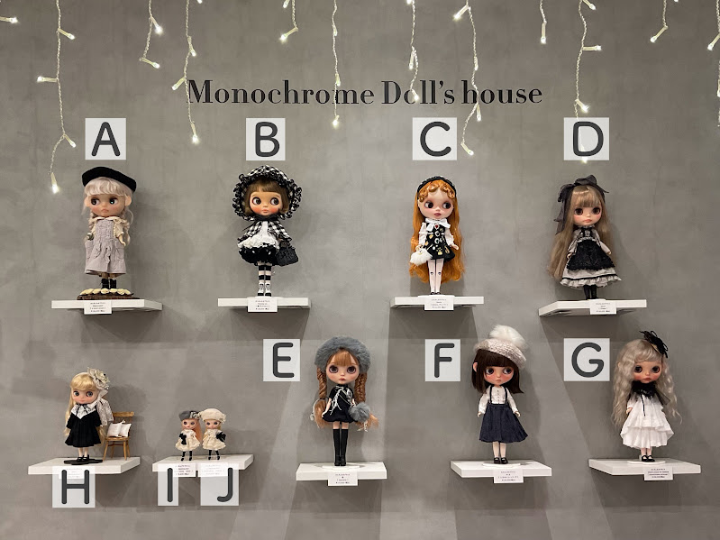 ギャラリーイベントCustom Doll Exhibition『Monochrome Doll's