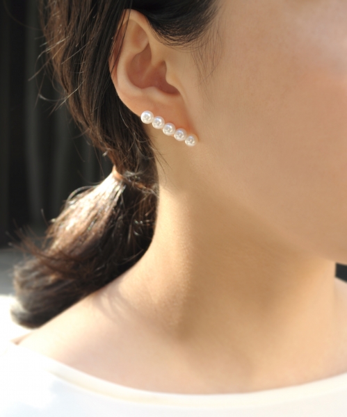 Pearl Line ピアス