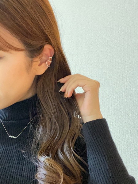 anq.by nana イヤーカフ3SET nanaさん着用