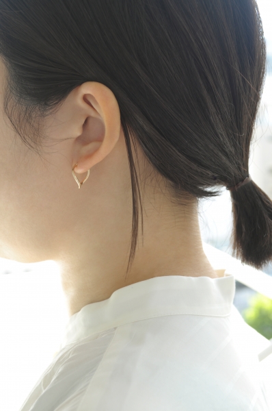 【anq.】K10 ・マーキスフープピアス