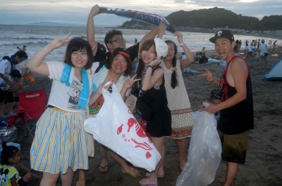 ライブ後のゴミ拾い