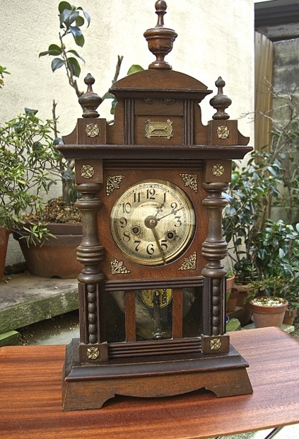 174945】置き時計 ジャンク 現状品 Gustav Becker グスタフ
