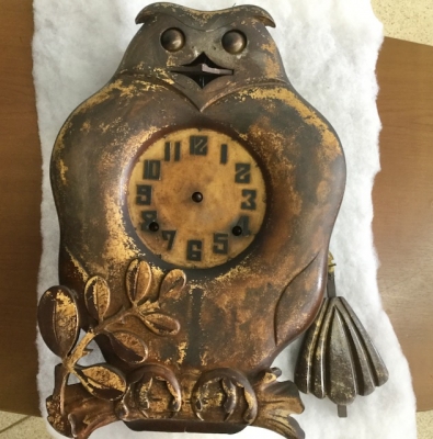 新 フクロウ時計復元奮戦記 | oldclock.com