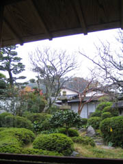 小野筑紫堂のお庭