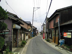 おばあさんと挨拶した場所