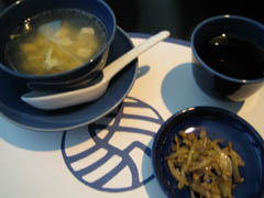 スープとザーサイ