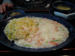蟹のあんかけチャーハン