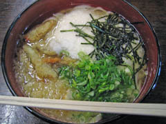 ごぼう天山かけ