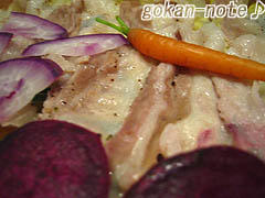 三枚肉のセイロ-アップ