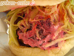 HIDE梅バーガー