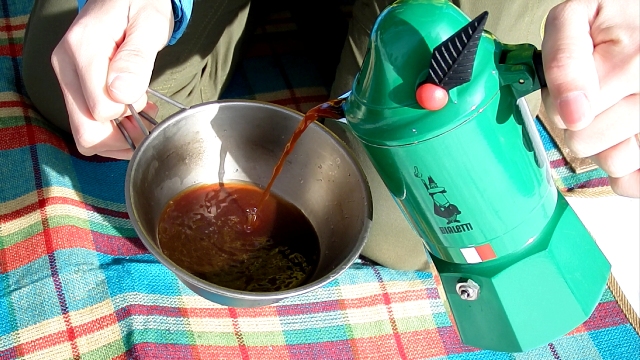 モカアルピナで山コーヒー