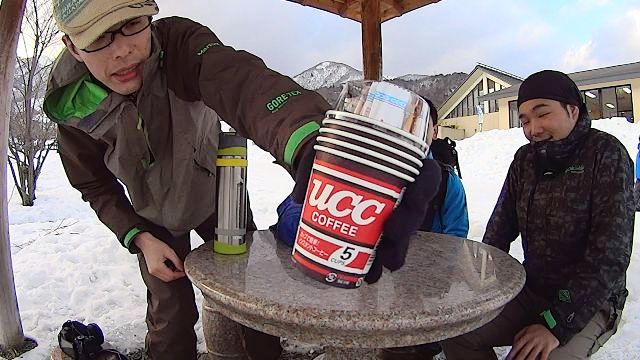 キャンプでインスタントコーヒー