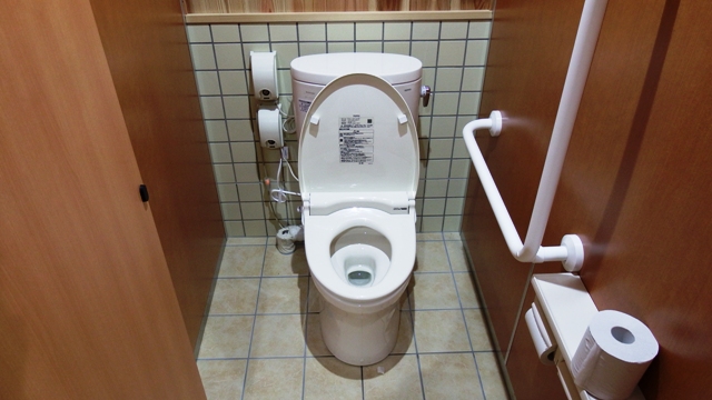 大橋茶屋のきれいな洋式トイレ