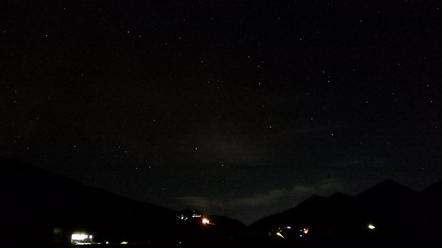 立山室堂雷鳥沢の星空