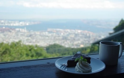 摩耶山山上駅星の駅のレストランカフェ