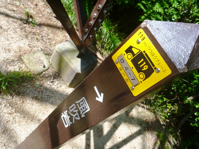 六甲山つうほうプレート