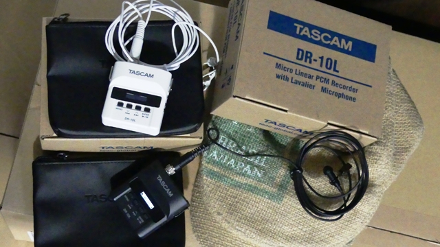 タスカムの有線ピンマイクレコーダー「DR-10L」使用レビュー【自撮り用 