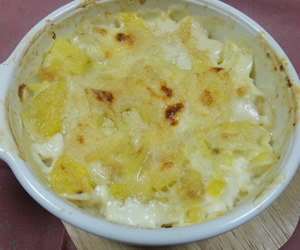 じゃがいもグラタンの出来上がり