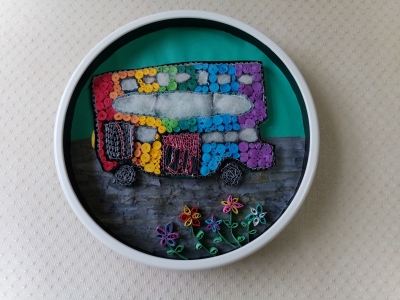 オーダー歓迎【ペーパークイリングの花火】 オーダー歓迎ペーパークイリングの花火 造形パレット教室（埼玉県