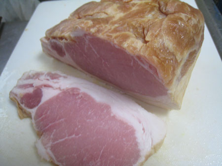 見事なロース肉の生ハム