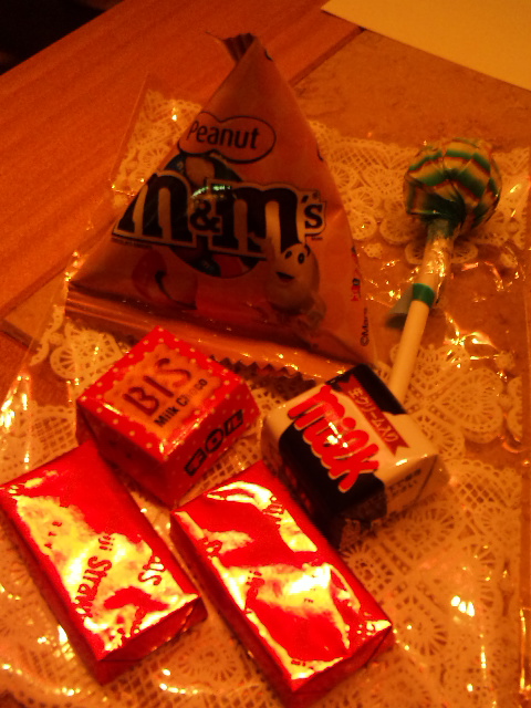 幸せのお菓子。