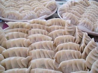 餃子の整列