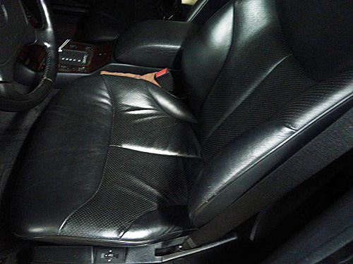 W140ベンツ本革シート