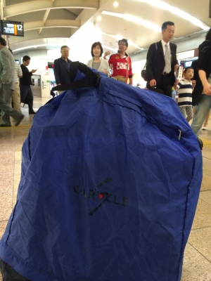 駅構内を行く