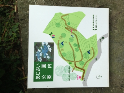 あじさい公園案内
