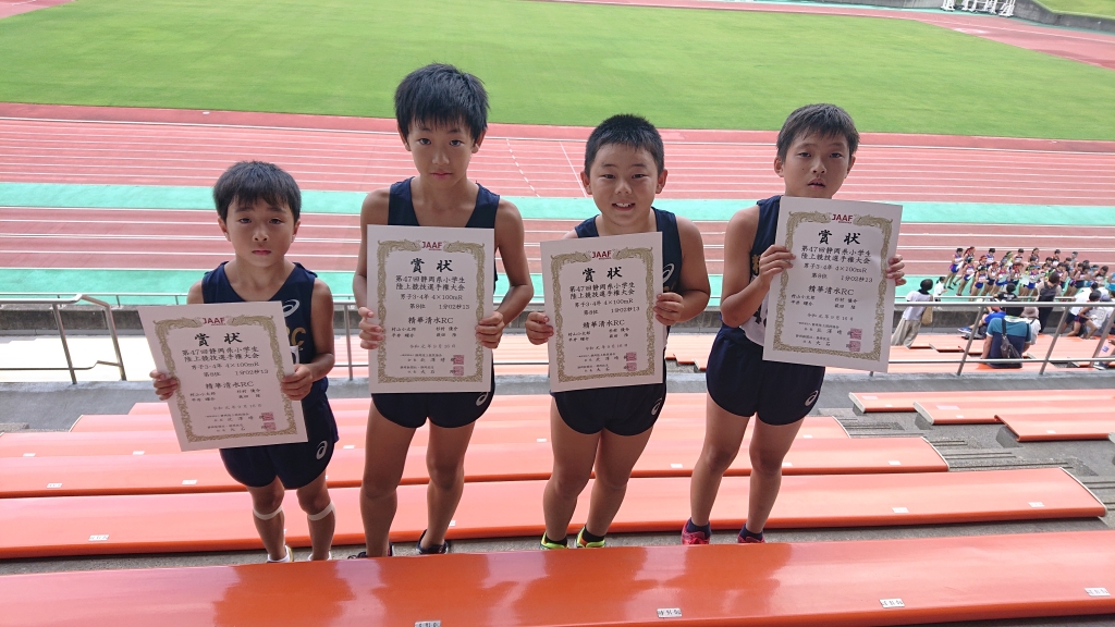 陸上　小学生女子　受賞 