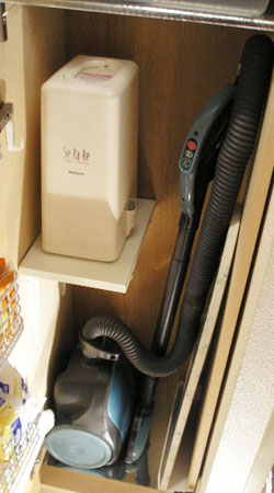 掃除機の収納