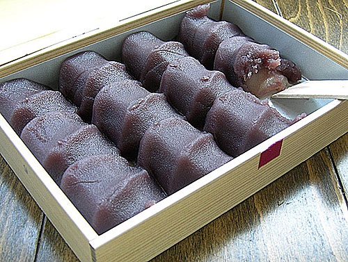 赤福食べかけ