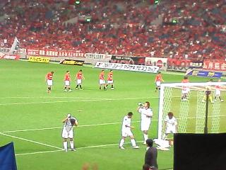 試合終了後