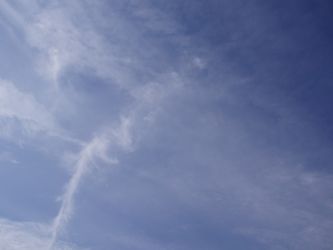 高く青い空