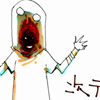 イラスト入りサイン色紙