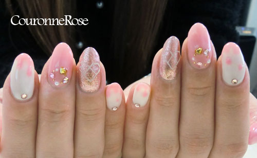 イチゴミルクEXOネイル