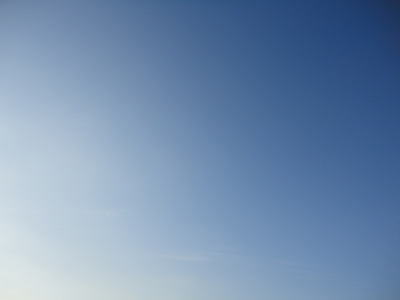 快晴の空