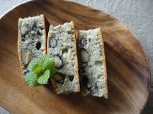 黒豆ホットケーキカット